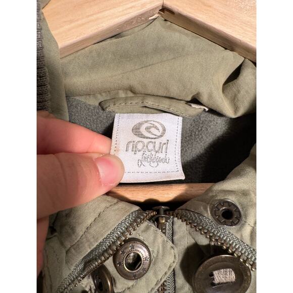 Rip Curl Army Green Jacket, XS - Picture 8 of 14